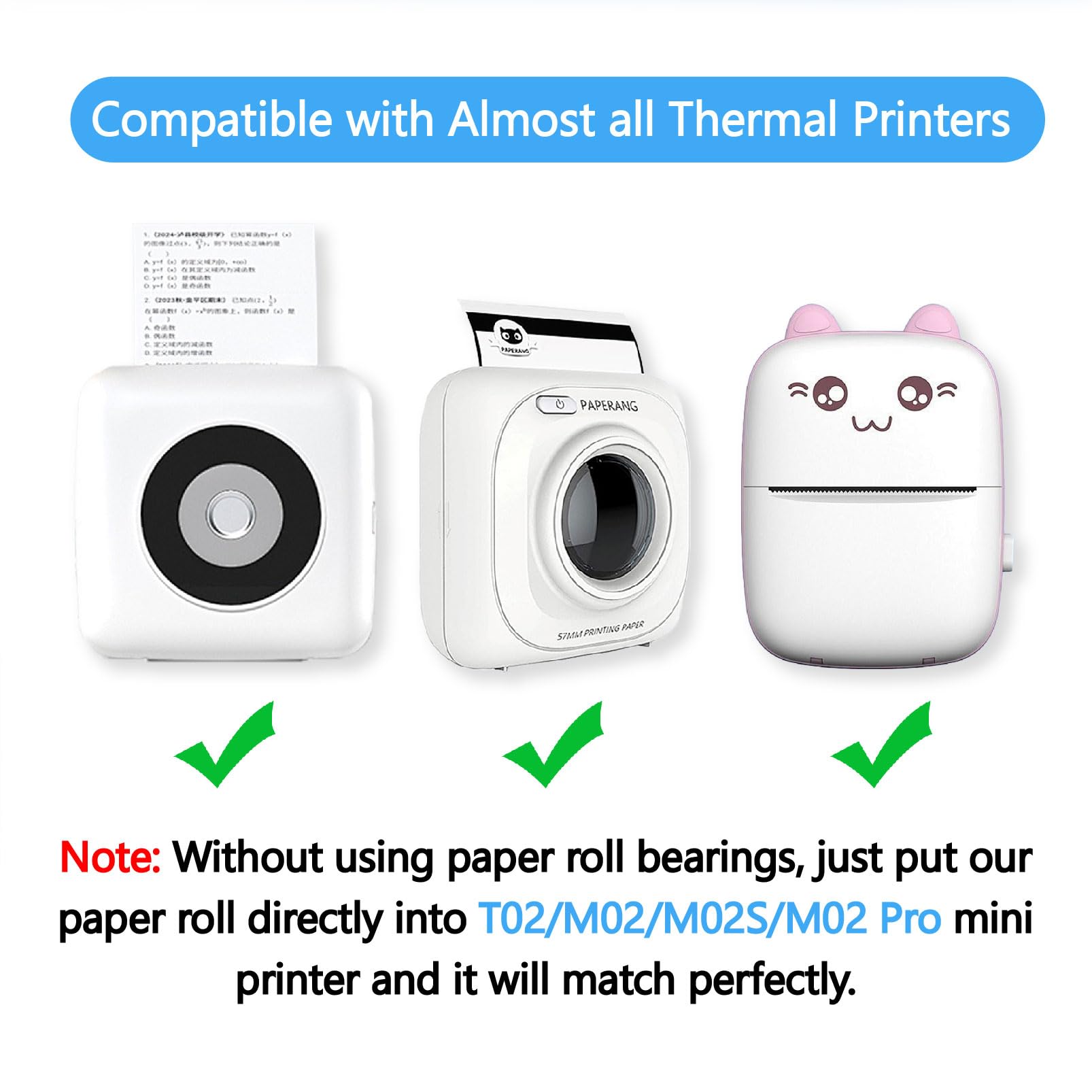 Snapklik.com : 20 Rolls Of Instant Camera Paper For Kids, HD Thermal ...