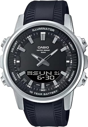 CASIO CASIO World Time Ana-Digi Quartz Mens Wristwatch AMW-880 Series Overseas Model Parallel Import, sports