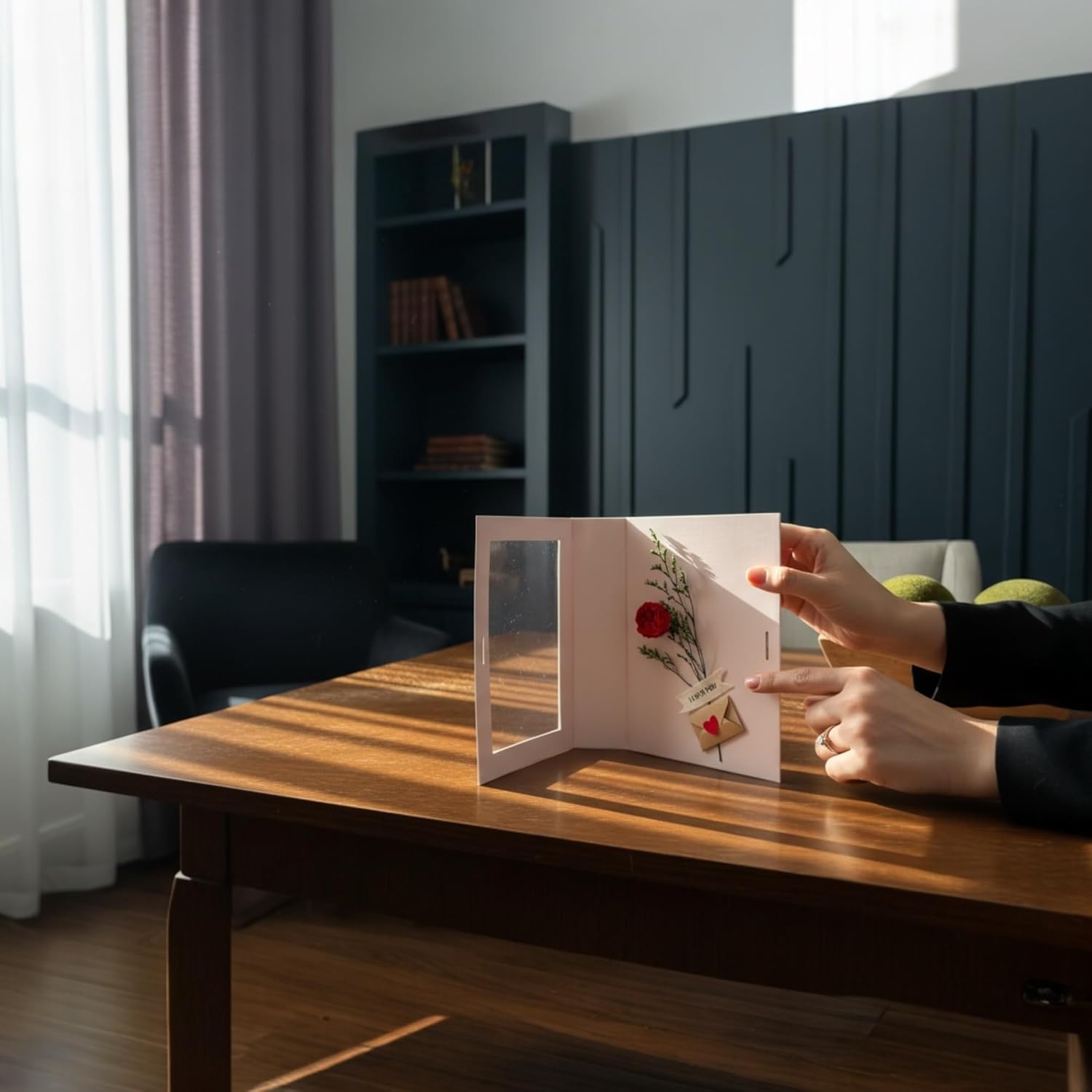 love & bloom I Love You 3D Card Bouquet, Forever Rose, Gifts for Women, Anniversary,Valentines Day Card, Preserved Flowers Florist Crafted in USA - Image 7