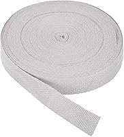 Vista 129 de PATIKIL Cinta de sarga de algodón de 1 pulgada, 50 yardas, cinta de algodón, cinta de encuadernación al bies, cinta de espiga para costura, Verde