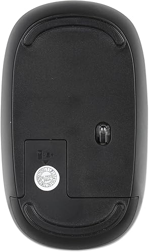 Miniatura 9 de MANHATTAN Ratón inalámbrico, 2.4G con enchufe USB-A, mouse de computadora portátil delgado con receptor nano para PC, portátil, computadora,