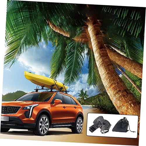Miniatura 6 de BESPORTBLE 2 pares de correas de equipaje de techo para kayak, portaequipajes, portaequipajes, portaequipajes, resistente, correas de amarre de