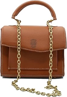 Carmel Leather Handbag, Carmel