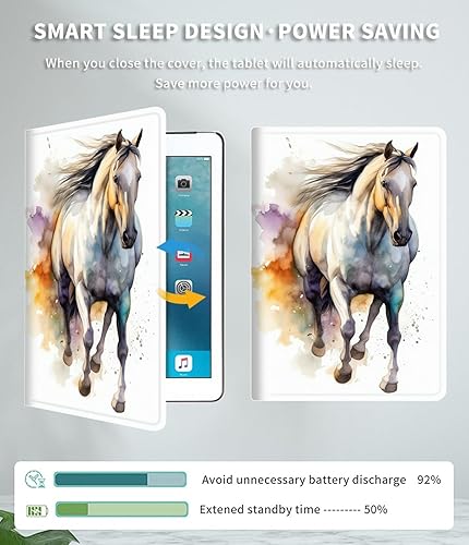 Vista 266 de Funda para Kindle de 6 pulgadas (11.ª generación, versión 2024/2022) delgada de piel sintética, ajustable, multiángulo, Smart Shell con función