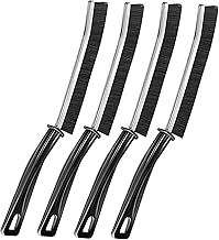 Qvatoxis Gap Cleaning Brush 4 Pcs Multifunctional Gap Brush Crevice Cleaning Brush Tool, Grout Cleaner Brush Hard Bristle Crevice Cleaning Brush for Bathroom, Kitchen, Showers, Bathtubs