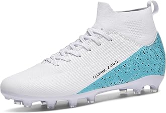 - Mens Soccer Shoes Womens Indoor Outdoor Football Cleats Unisex Baseball Turf Shoe Youth Rugby Adult AG FG TF Football Boots Wide Training Sneaker