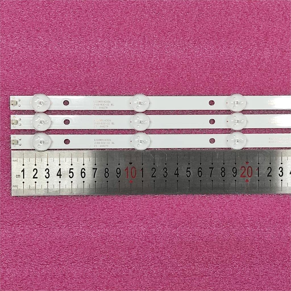 Pièces de Rechange TV- LED Backlight Strip Compatible avec Horizont 32le3181 Toshiba 32S1750EV AOC LE32M3570 / 60 LE32D59 32PFL3045 4708-K320WD-A2213K01 A4213K01