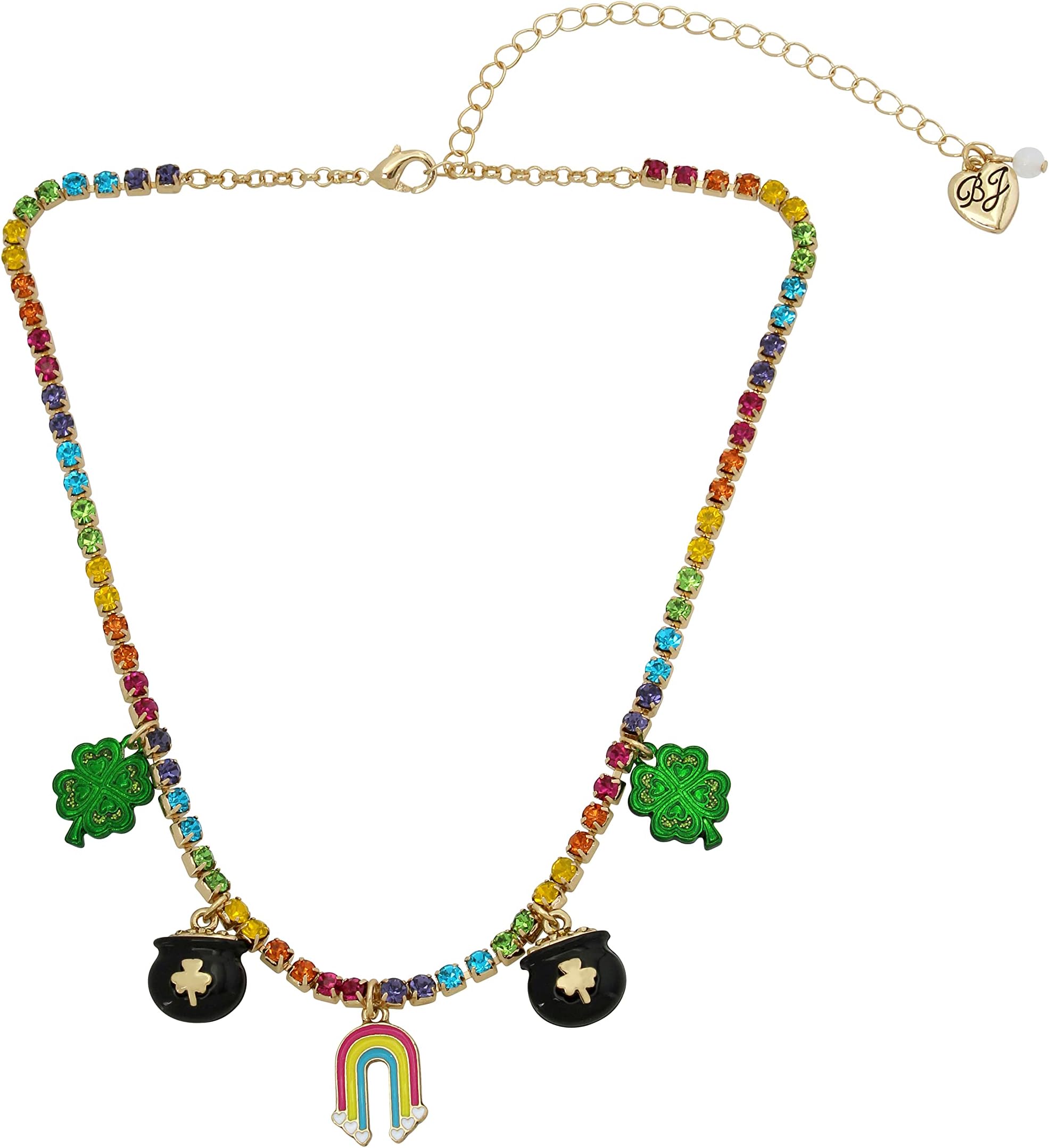 Betsey JohnsonBetsey Lucky Charm Tennis Necklace