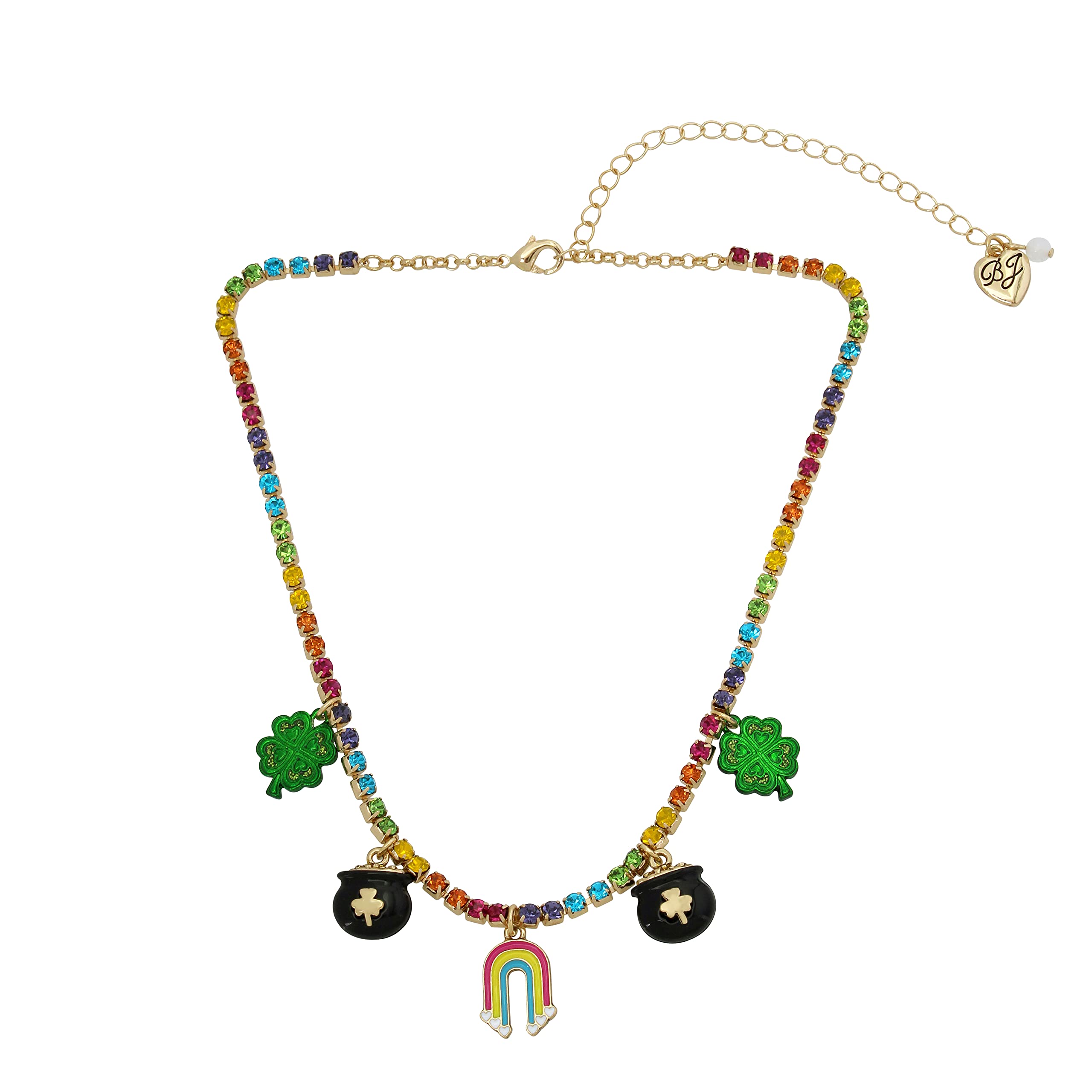 Betsey JohnsonBetsey Lucky Charm Tennis Necklace