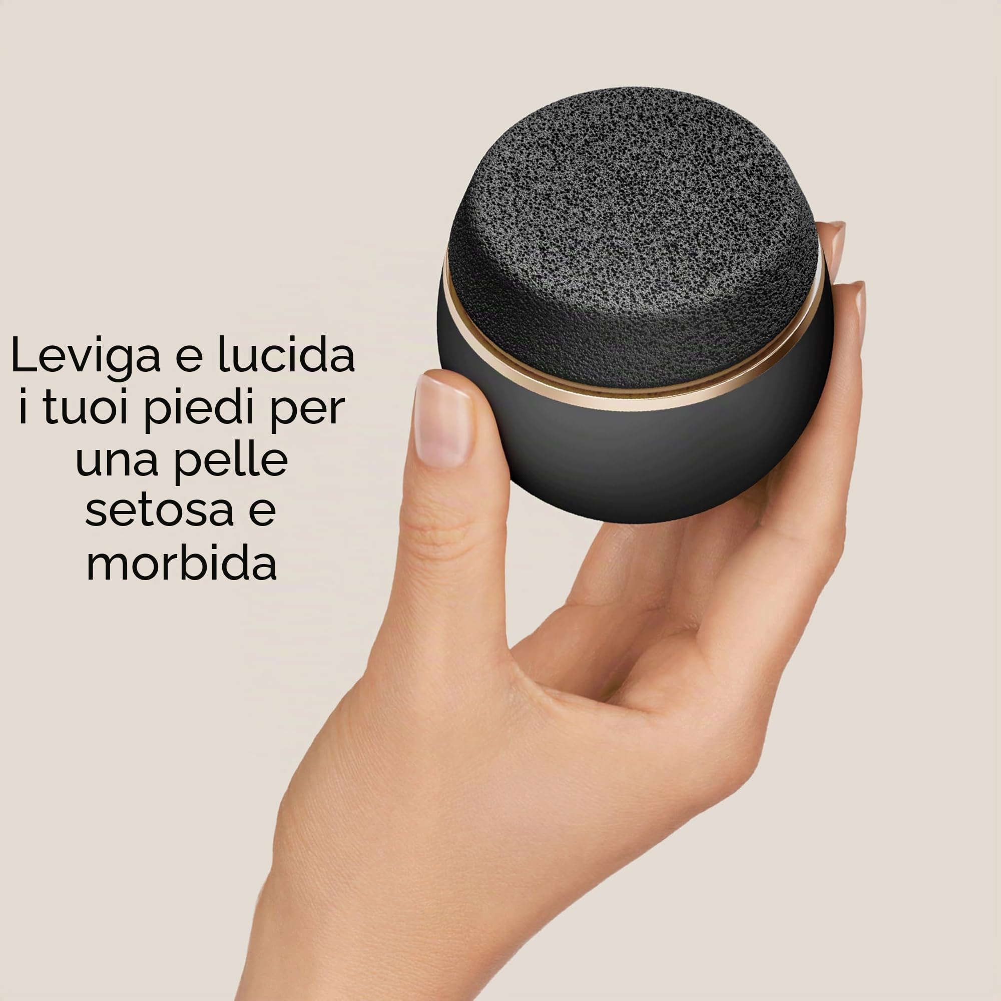 GESKE Pumice Stone Callus Remover | 7 in 1 | Lima per piedi con pietra pomice durevole e sostituibile | Per piedi lisci | Esfoliante avanzato e ammorbidente per la pelle