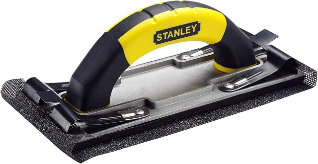 STANLEY Lijadora manual plana con clip mejorado, aluminio, STHT0-05927