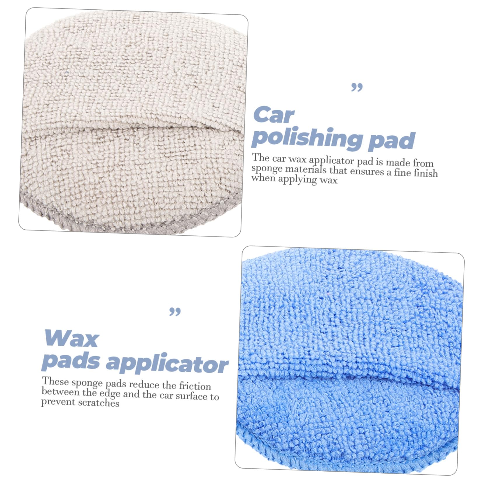 Gatuida 40stücke Teiliges Polier Und Wachspads Für Ultraweiche Reinigungsschwämme Vielseitige Anwendung Für Fahrzeugpflege Ergonomisches Design Hohe Absorbierfähigkeit