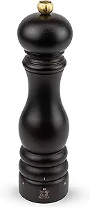 Peugeot - Paris u'Select Manual Pepper Mill - Adjustable Grinder - Beechwood, Chocolate
