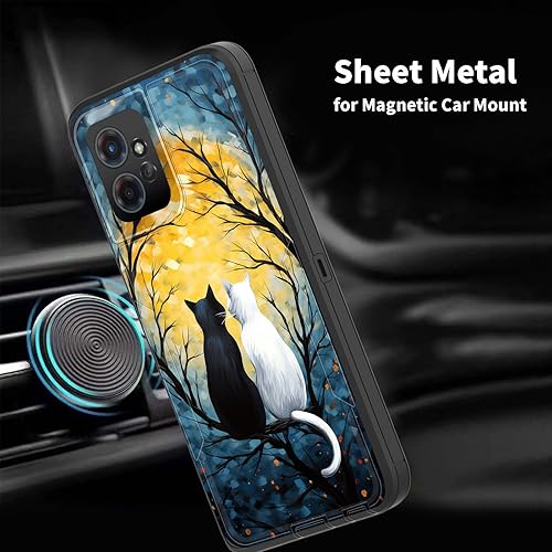 Miniatura 3 de Funda para Moto G Power 5G 2023, híbrida de doble capa (compatible con montaje magnético) a prueba de golpes, protección contra caídas para Motorola