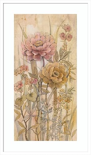 Miniatura 26 de Amanti Art Lienzo decorativo para pared de 36 x 20 pulgadas, diseño floral Chinoiserie II por Tim O'Toole, arte de pared de flores, decoración