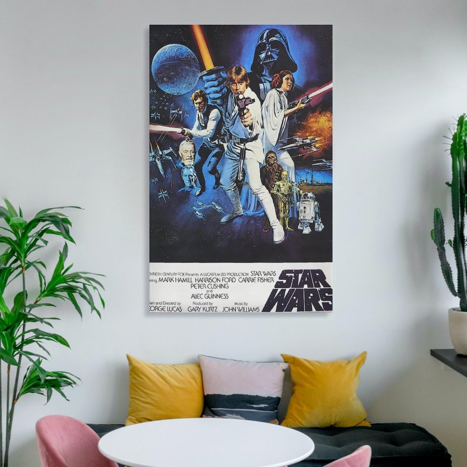 Amazon.co.jp: スターウォーズ1977年新たなる希望映画 1 キャンバス