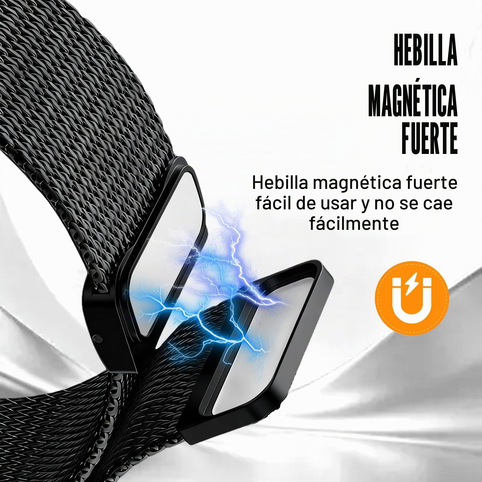 Correa de Titanio para Apple Watch Ultra 3/2/1 49mm, Pulsera Milanese Loop, Hebilla Paracaídas Correas Titanio para Apple Watch 49mm 46mm 45mm 44mm 42mm(Serie 3 2 1), Series 11/10/9/8/7/6/5/4/3/2/1/SE