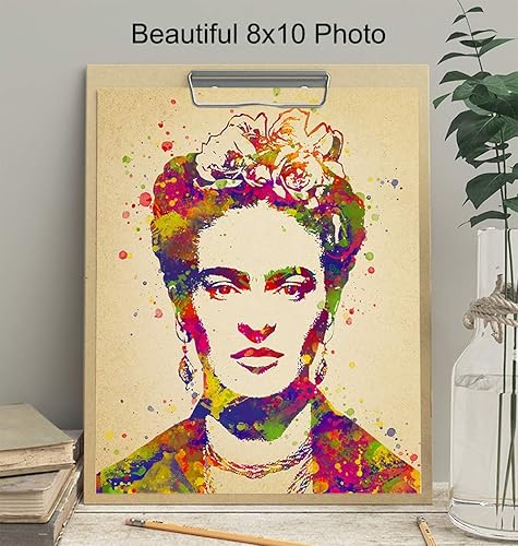 Miniatura 3 de Póster artístico para pared, decoración de habitación, retrato de acuarela contemporáneo de 8 x 10 pulgadas, imagen de decoración del hogar para