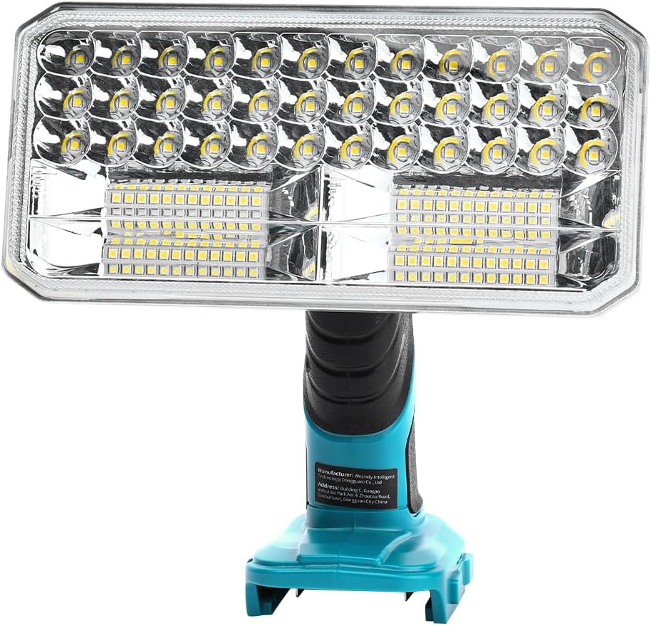 4200LM Light Compatible with Makita 18V LXT Lithium Battery, 40W Work Light with USB Port, LED Work Light for Emergencies, Camping, Outdoor, Indoor(Battery not Included)