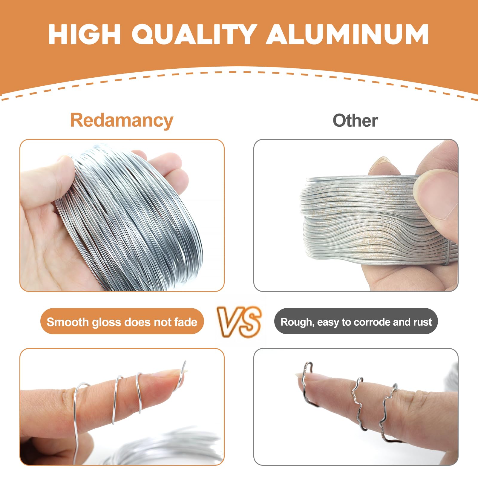 Redamancy Fil De Bricolage, 1 Mm X 50 M, Pour Bijoux, Fleurs, Décoration D'intérieur