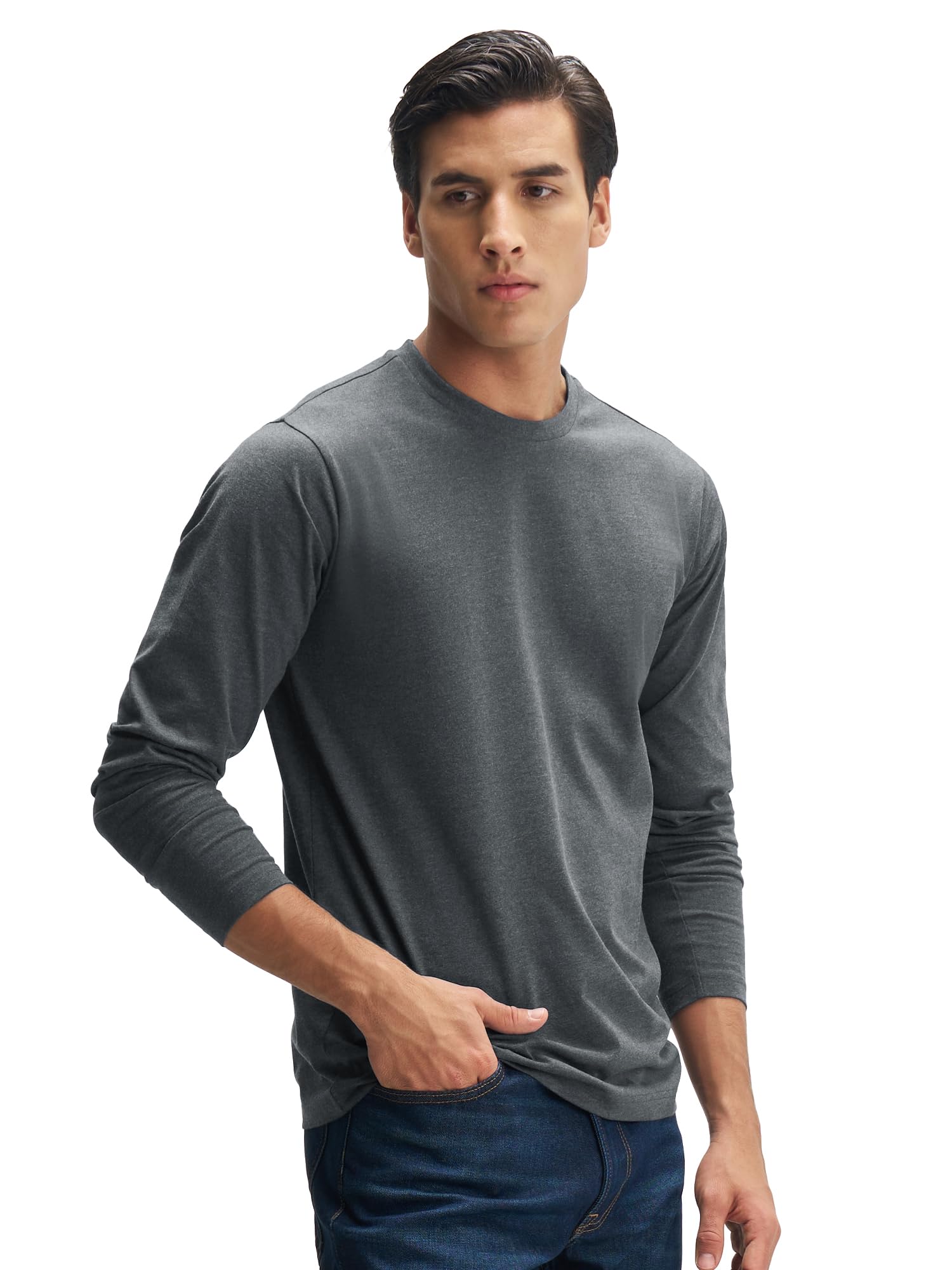 Buy XYXX Men's Solid Cotton T-Shirt | Round Neck Tshirt | Full
