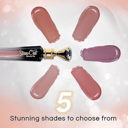 Miniatura 4 de StansOut Beauty Diamond Lustre Fancy Bare - Brillo de labios hidratante  Bonitos colores suaves hidratantes nude  Tonos para naturalmente