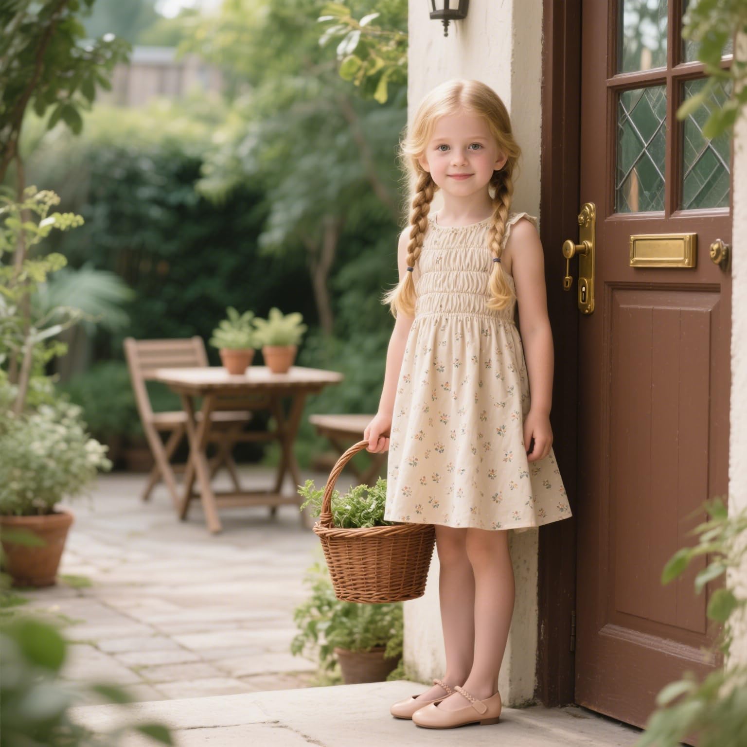 ESTINE Mary Jane Flats for Little Kids Toddler Baby Girls Glittery Dress Princess Ballet Shoes(309-Nude,6M)