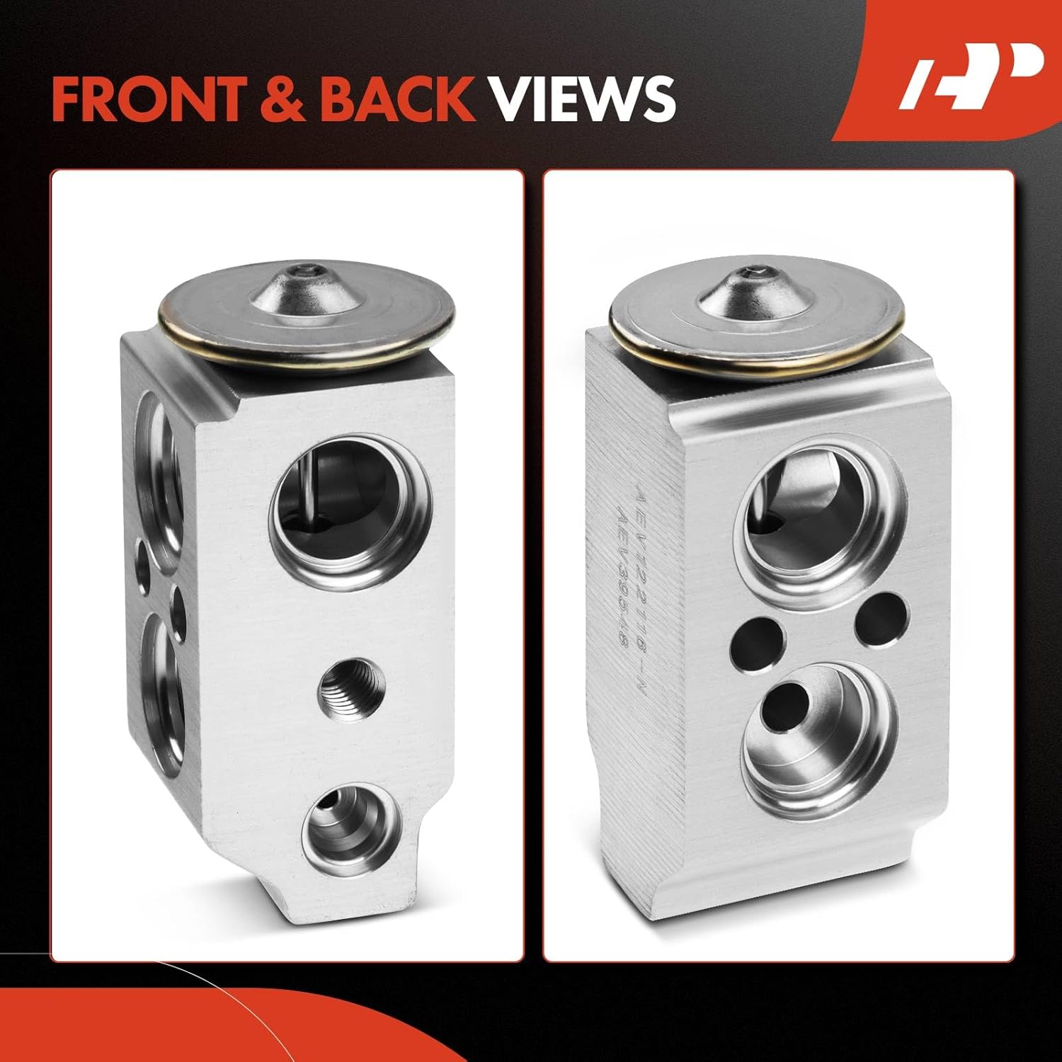 A-Premium AC Expansion Valve Compatible with Hyundai Elantra GT 2018, Santa Fe Sport/Santa Fe/Santa Fe XL 2015-2018, Elantra 2017-2018 & Kia Forte Koup 2017, Forte/Forte5 2017-2018