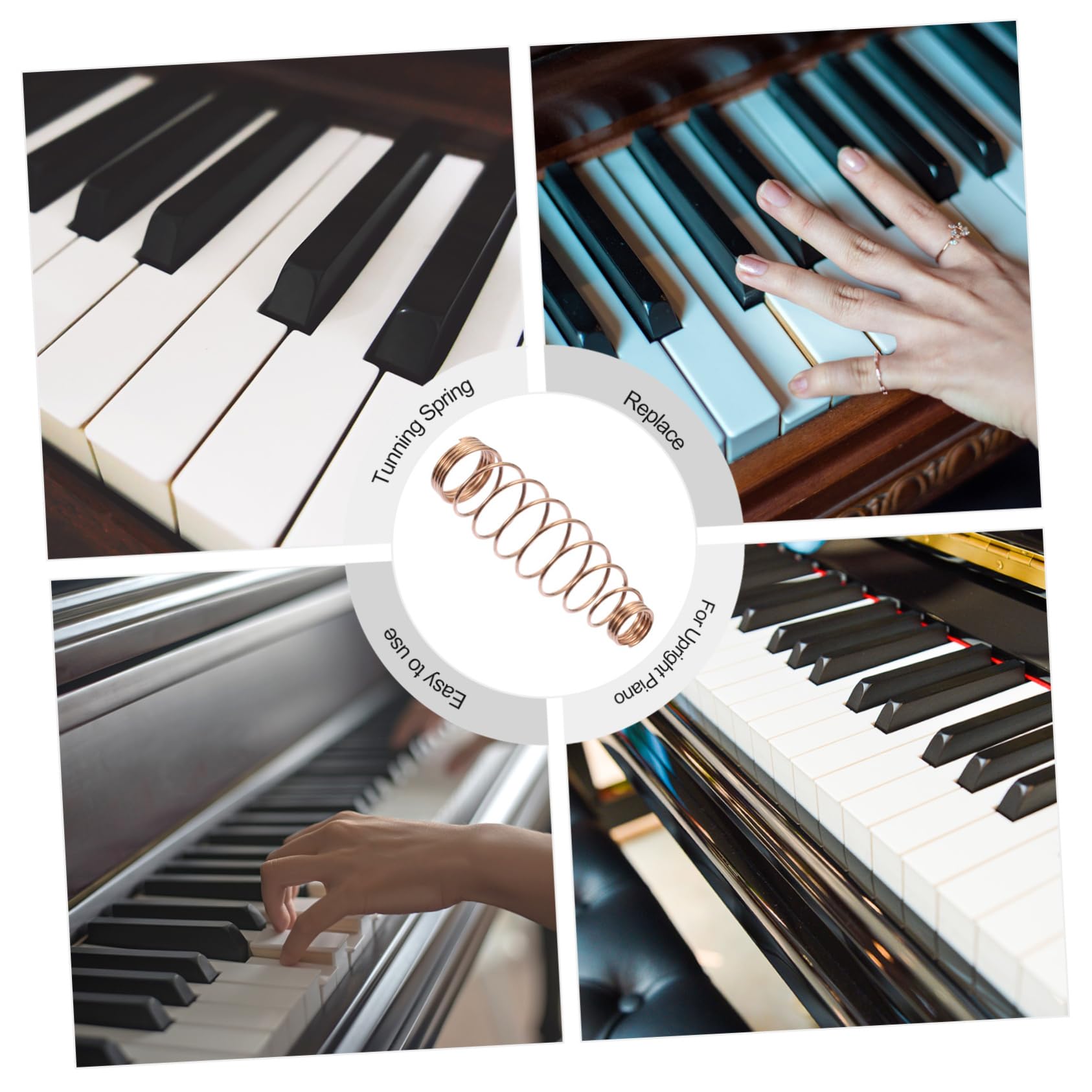 SHOWERORO Pièces De Rechange Pour Piano 70 Ressorts De Marteau En