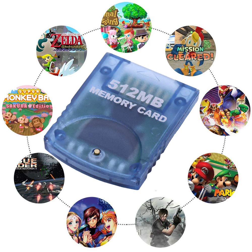 512MB メモリー 2枚セット　#3 Amazon.com: Memory Card 512MB(8192 Blocks) for Nintendo Wii Game