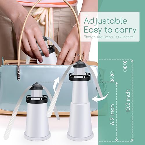 Miniatura 2 de LOTKEY Ventiladores de mosca para mesas, repelente de moscas para exteriores e interiores, mantiene alejadas las moscas, ventilador de mesa con