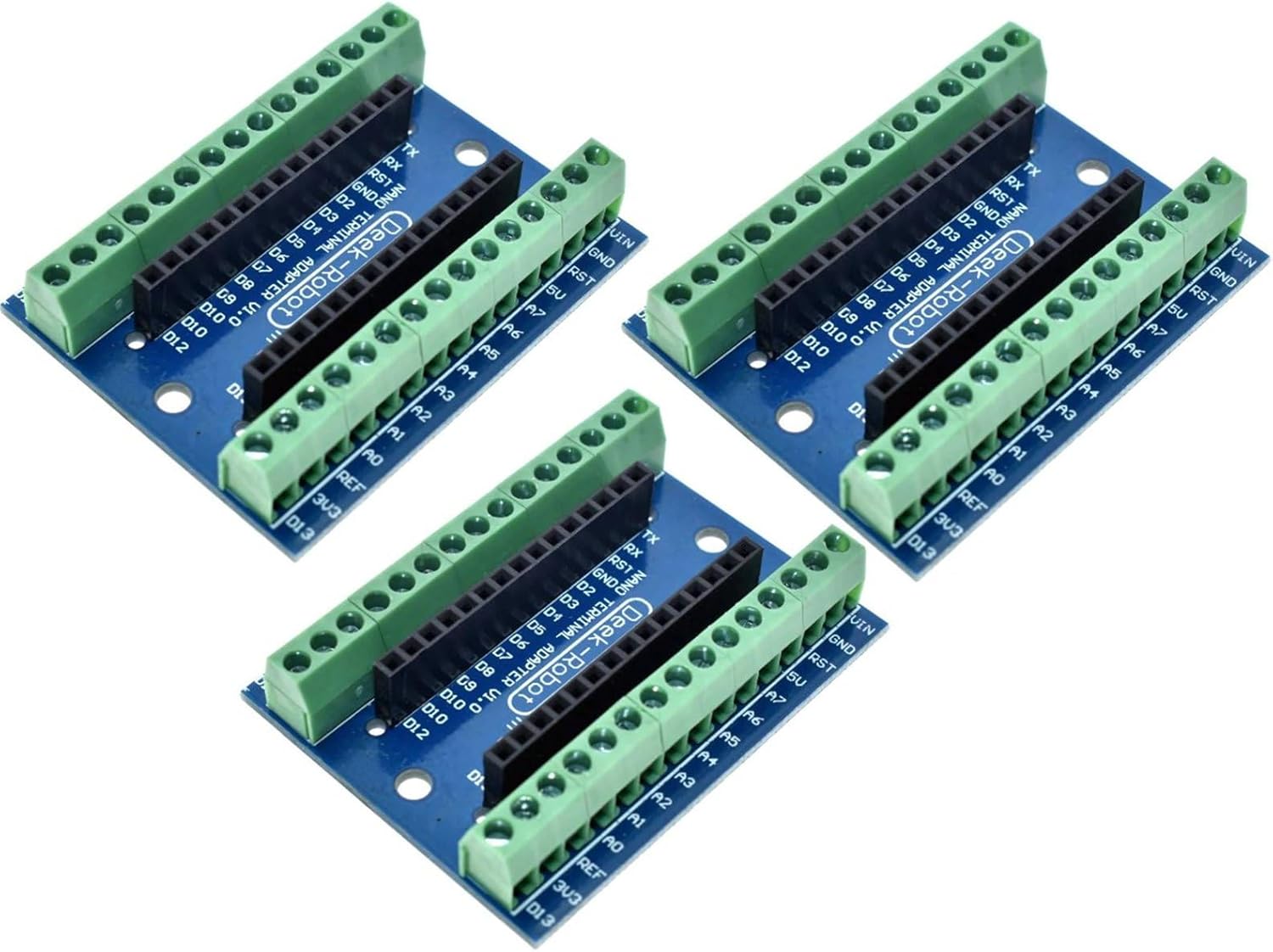 3 x CANADUINO® Screw Terminal Adapter for Arduino Nano Atmega328
