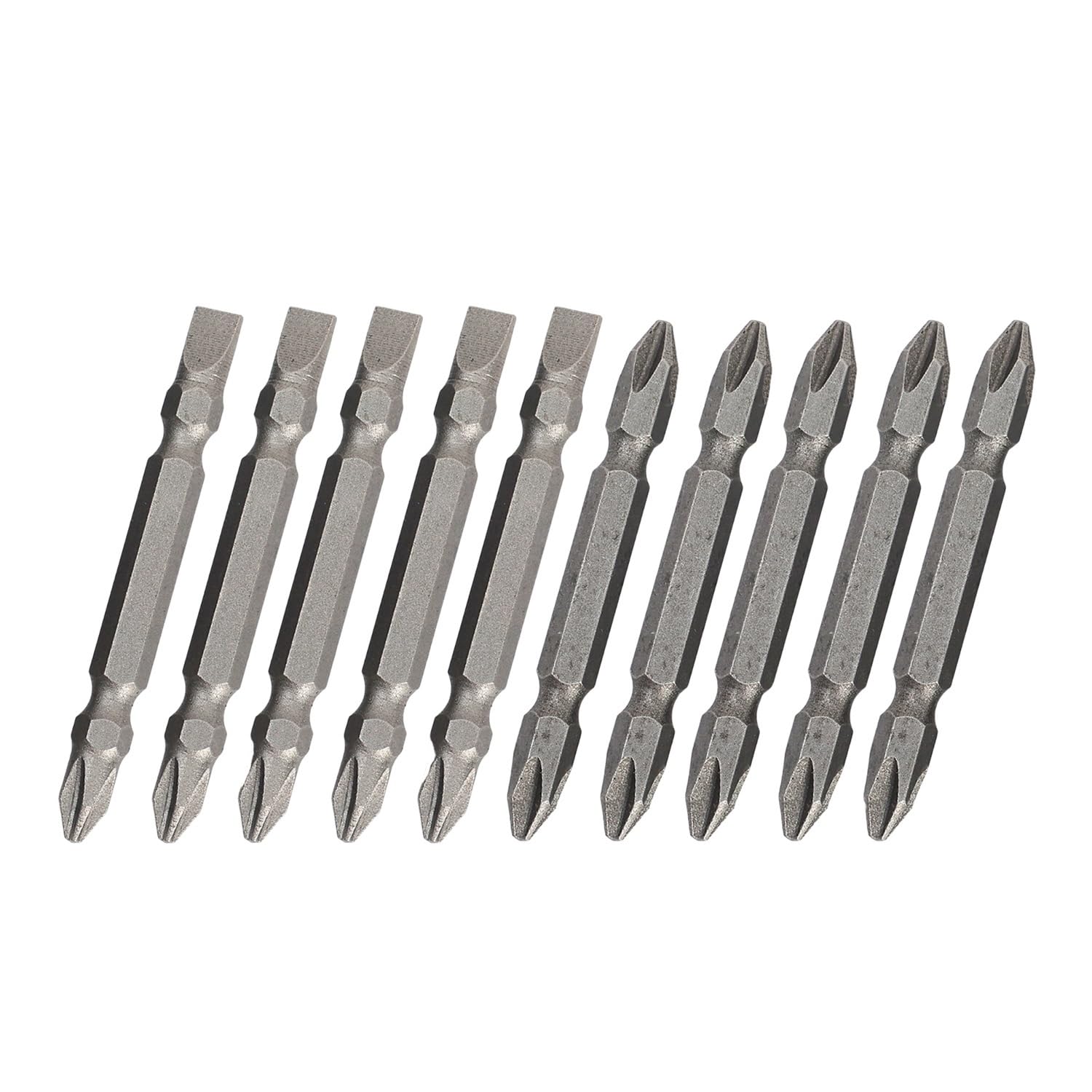 10PCS 65mm S2 Double Head Magnetic Screwdriver Bits