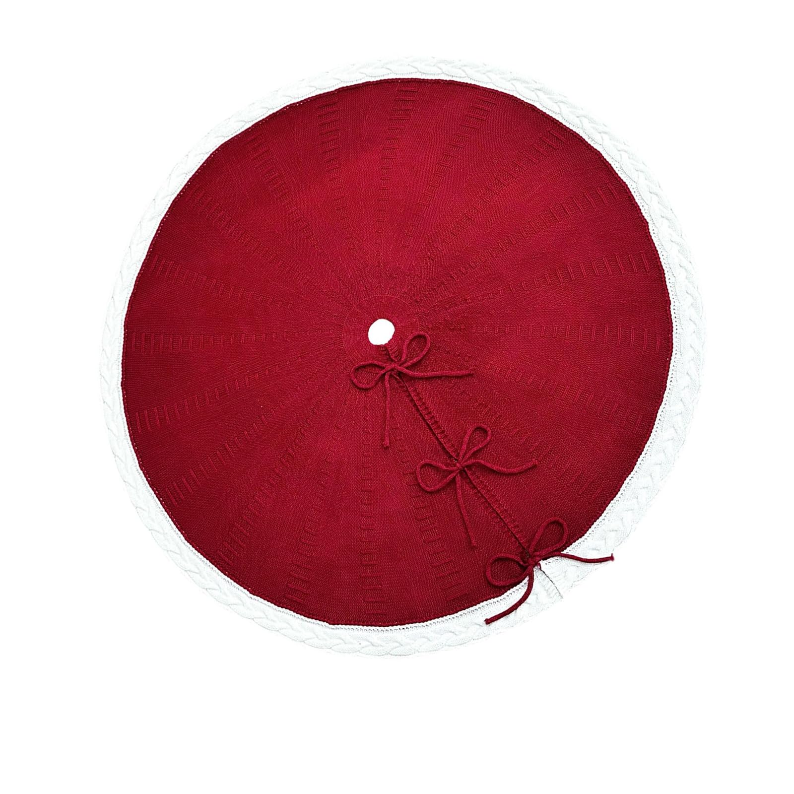 Vacanze Maglia Albero Gonna Morbido Tessuto Rotondo Base di Natale Coperture Decorazione Alberi Tessuti A Mano Tappeto Per La Casa Tappetino Decorativo