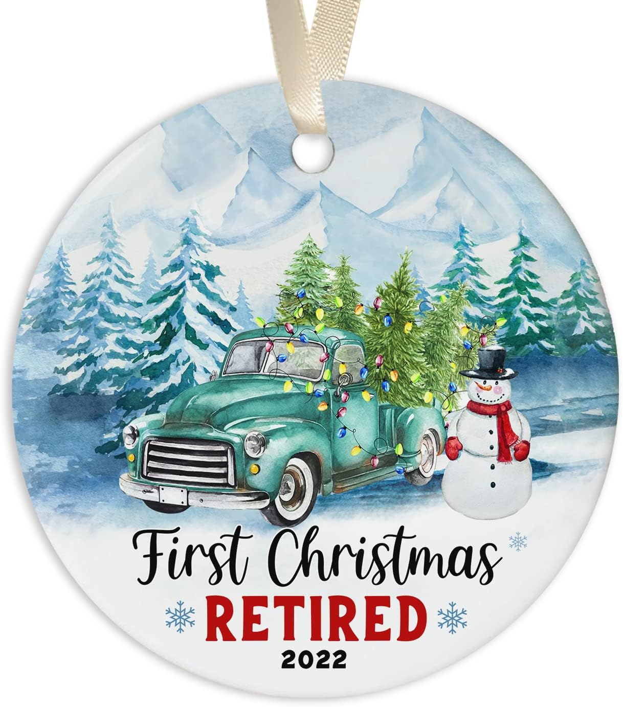Retirement Ornaments 2022 First Christmas Retired