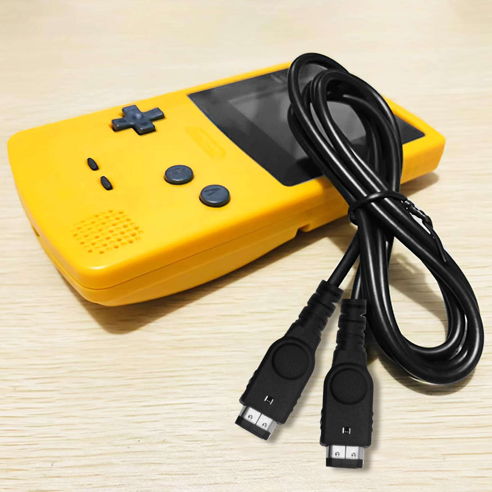Link Cable para Nintendo Game Boy Color y GBA SP, Cable de Conexión Portátil de 1.2 m para 2 Jugadores (Negro) — view 6
