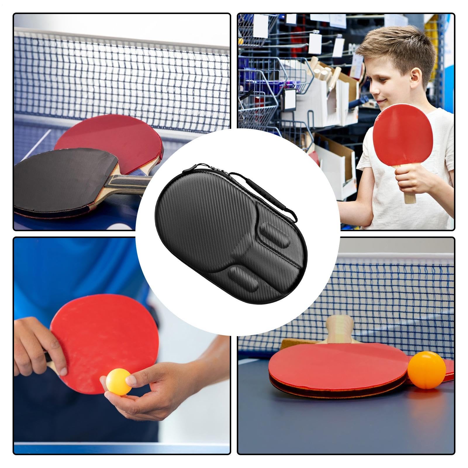 Custodia Per Racchetta Da Tennis Da Tavolo, Protezione Di Imbottitura, 31x18x6cm, Organizzatore Di Attrezzature Di , Borse E Custodie, Soluzione Di Archiviazione Sicura, Per Giocatori Di Club, Torneo