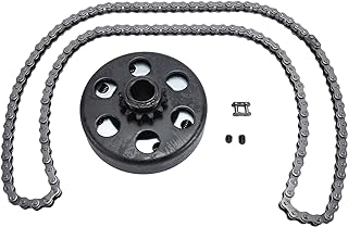 Toolly Go Kart Clutch 3/4 Bore 12T with #35 Chain, Centrifugal Clutch Compatible with Go Kart Minibike Honda Engines 3/16 Key Way