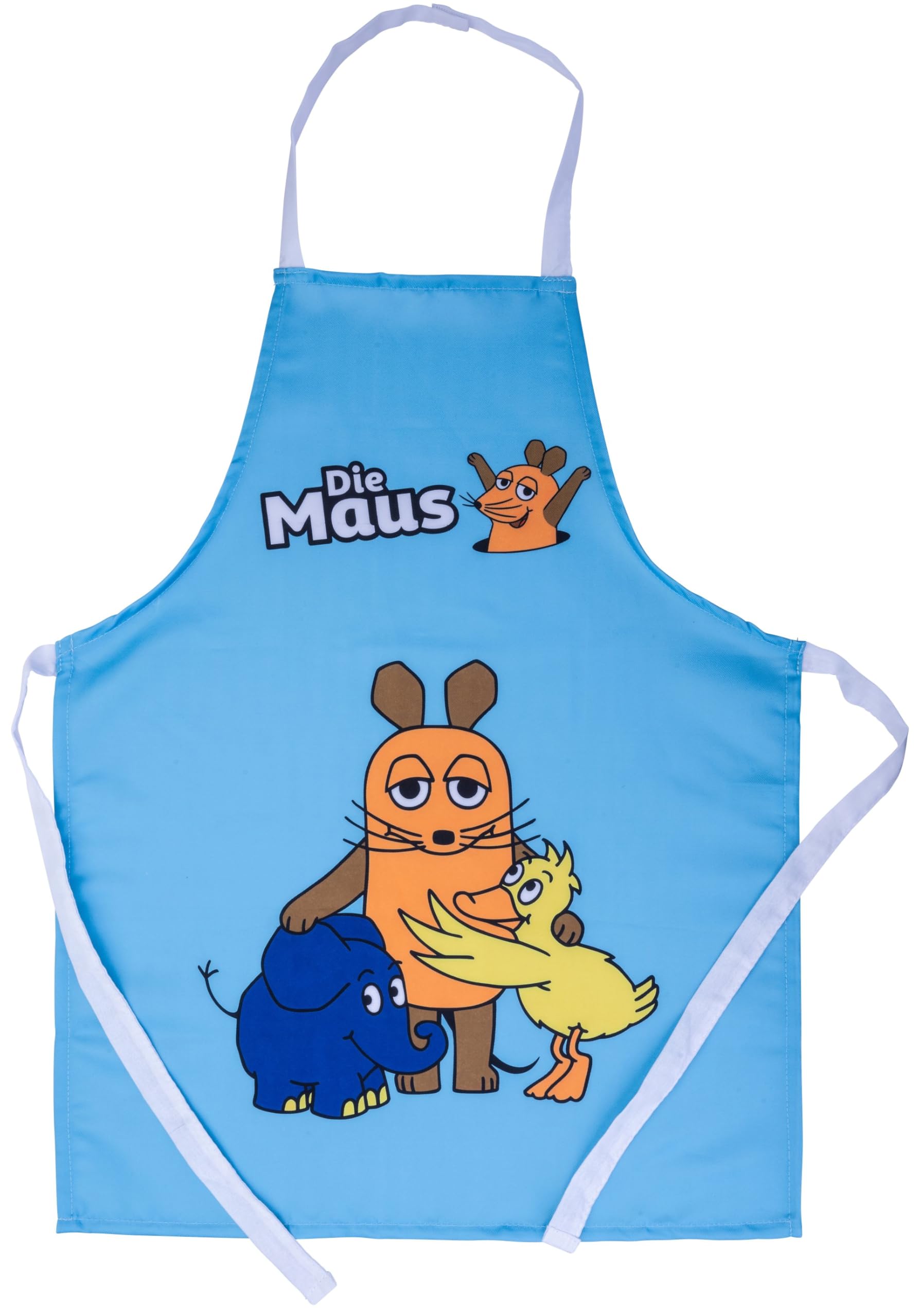 Dr. Oetker Mouse, Elephant & Duck Baking Apron - Kids Cooking Apron Colourful Design 60x45cm