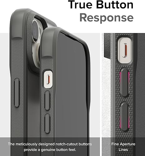 Miniatura 9 de Ringke Fusion Bold No más decoloración Compatible con iPhone 15, tecnología antihuellas dactilares que evita manchas grasas, revestimiento