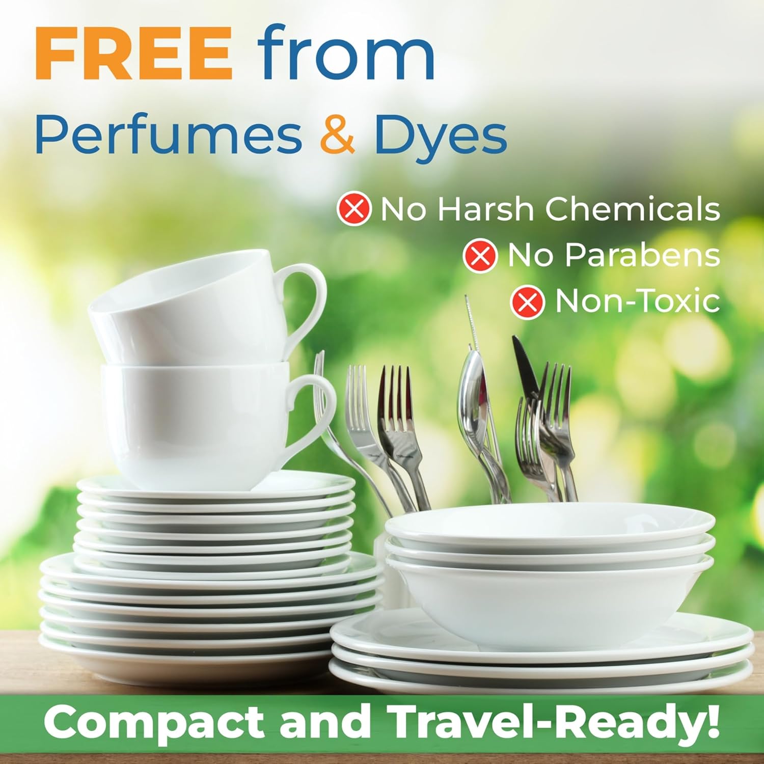 Gull Living Detergent Bundle Pack Laundry Detergent Sheets + Dishwasher Detergent Sheets