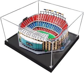 Acrylic Display Case for Lego 10284 Camp NOU Stadium Building Set– Dustproof Display Box & Showcase, Display Box Compatible with Lego 10284 -Only Display case(2mm)