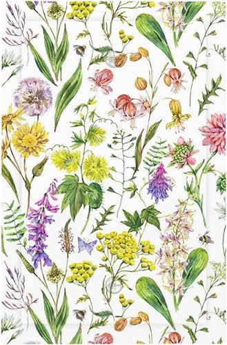 Miniatura 161 de Cubiertas de Interruptor de Luz de 1 Pandilla Bosques Animales Flores Hierba Árboles Placa de Pared Decorativa Interruptor Eléctrico para Decoración