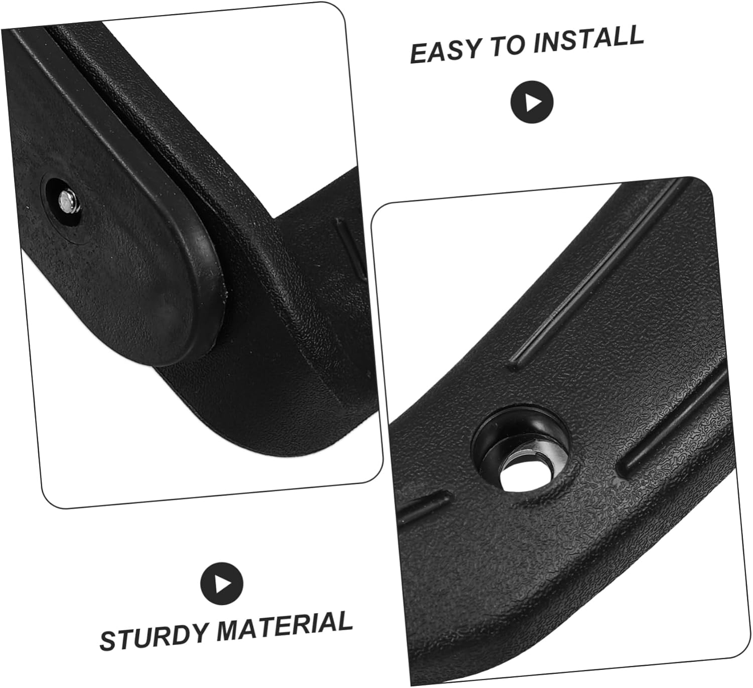 Office Chair Armrest Covers Plastic Armrest Replacement Chair Parts Comfortable Support Easy to Install Elegant Design