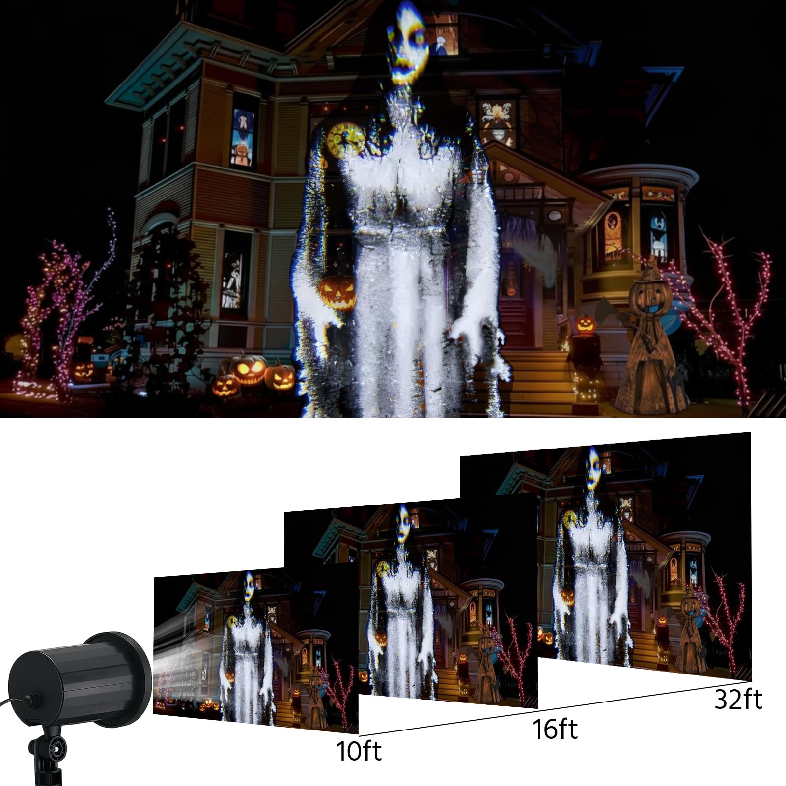 とても大きくてとてもゴージャス雰囲気のハロウィンオブジェ・1点もの♡ Amazon.co.jp: ハロウィンプロジェクターライト、屋外屋内装飾