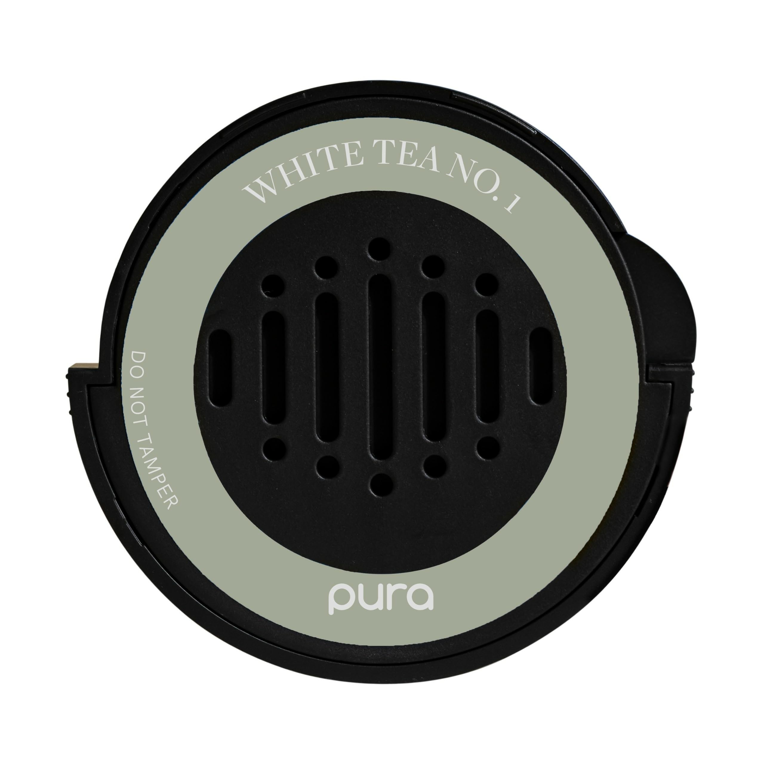 Pura Car Scent Refill - Fragrance for Pura Car Diffuser - Clean & Safe Luxury Diffuser Scent - Long-Lasting Fragrance for 30 Days of Aroma - White Tea