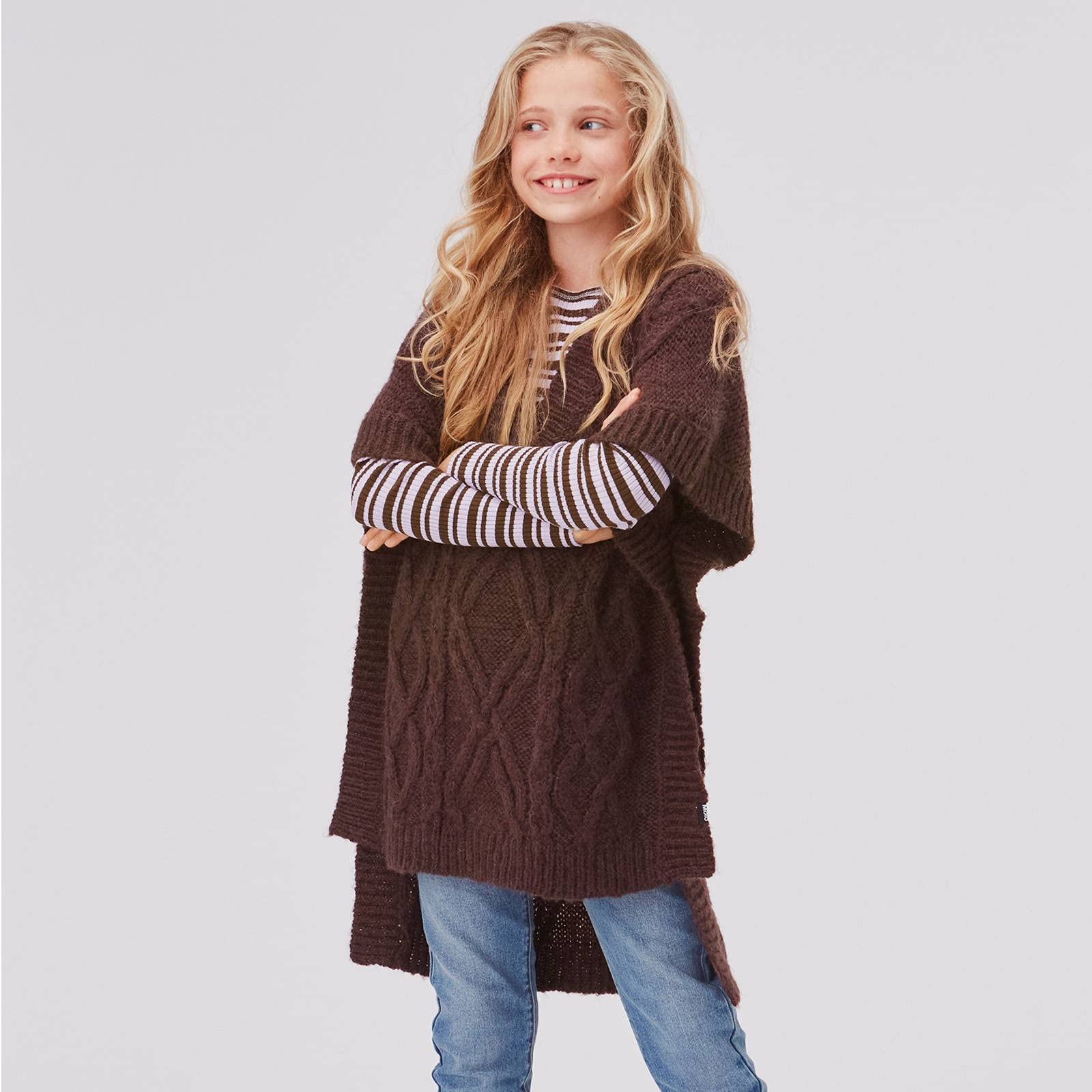 Molo Mädchen Pomcho Pullunder Gracelyn