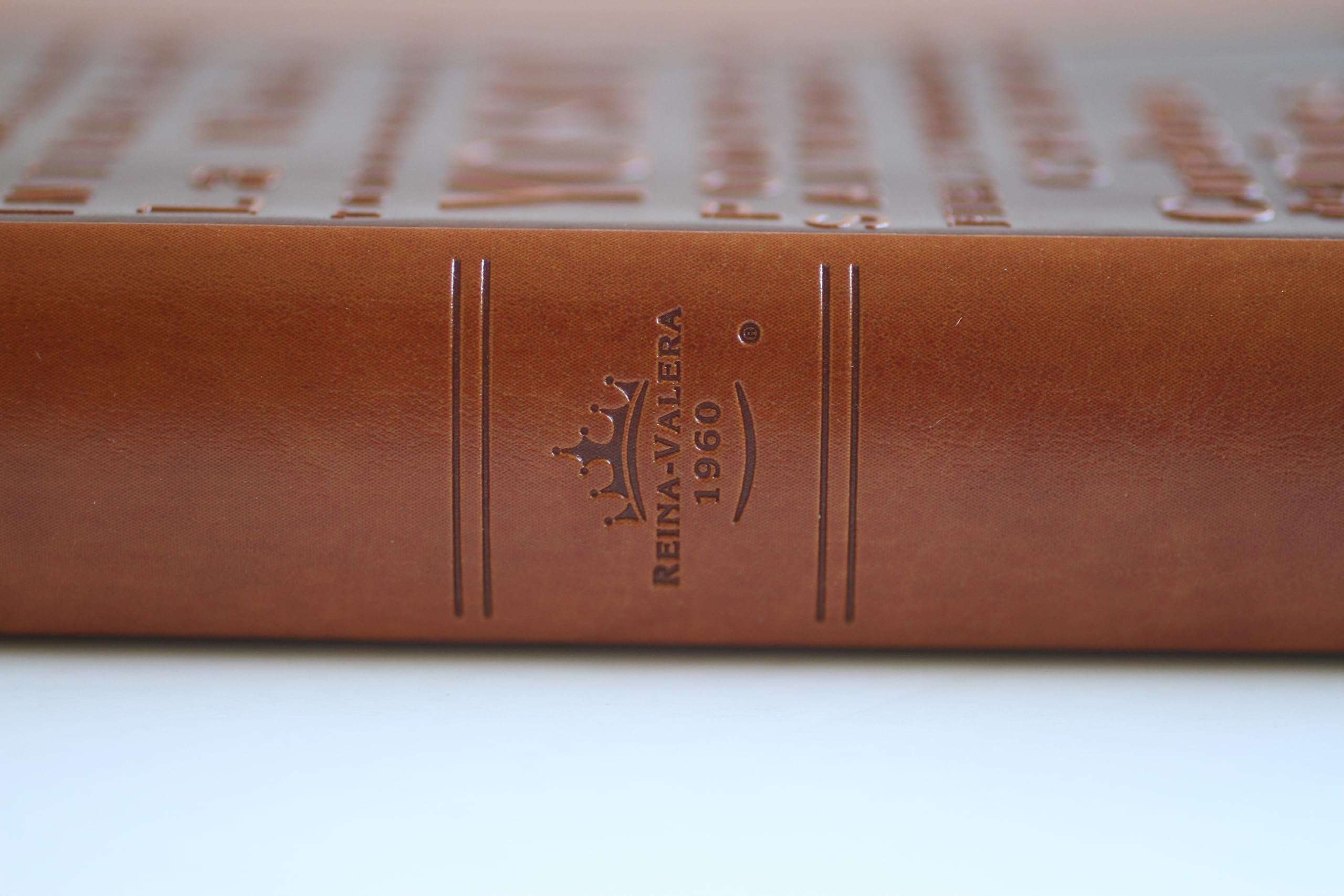 Santa Biblia / Holy Bible: Reina-Valera 1960, canelacon, simil piel, con nombres de Dios / Reina-valera 1960, Brown, Leathersoft With Names of God