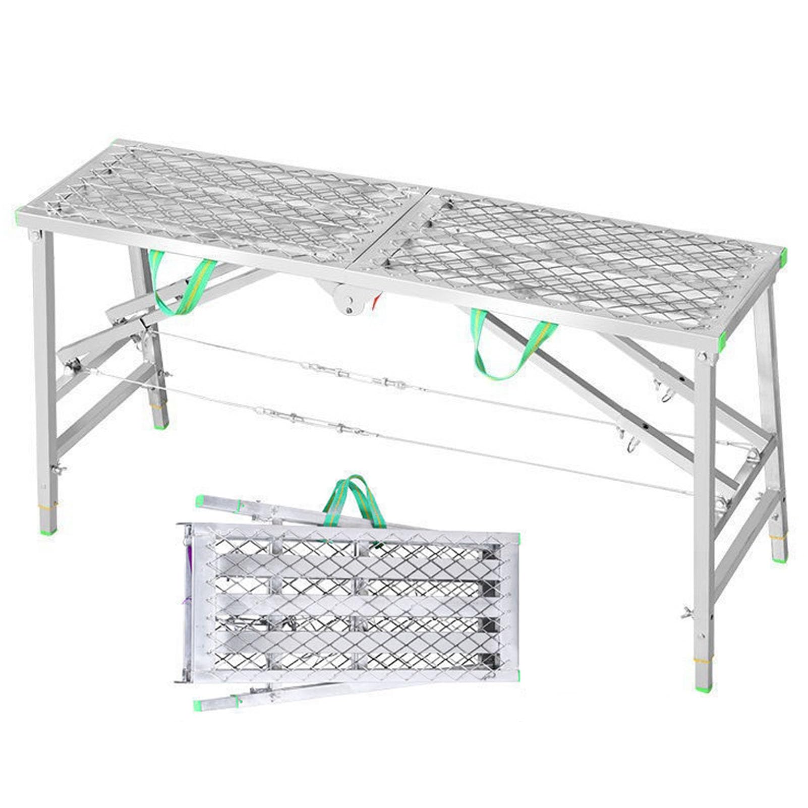 Scaffolding Work Platforms, 140cm Multipurpose Scaffold Tower Lightweight and Durable Workbench for Home Improvement and DIY Projects