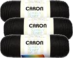 Bulk Buy: Caron Simply Soft Yarn Solids (3-Pack) Off White H97003-9702